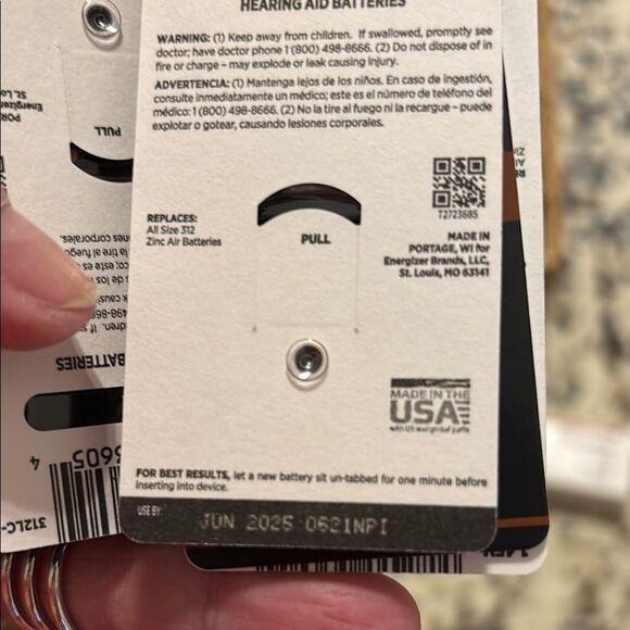 Rayovac Hearing Aid Batteries Size 312 (June 2025) - Picture 4 of 4